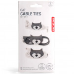 Cat Cable Ties (Set of 3)