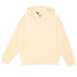 UVIC Drop Shoulder 1/2 Zip- Ivory
