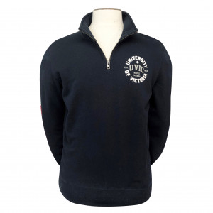 UVIC Roots 1/4 Zip Stein - Navy