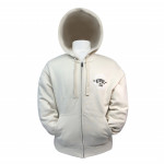 Roots Women's Relaxed Fit Full Zip- Almond Milk