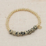 Glee Maxie Bracelet- Dalmation Jasper