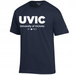 UVIC Maple Leaf Tee- Navy