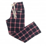 UVic Women's Flannel PJ Bottoms - Navy/Pink Tomb