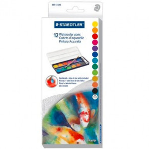 Staedtler 12pc Watercolour Paint