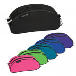 Dual Zippered Oblong Pencil Pouch
