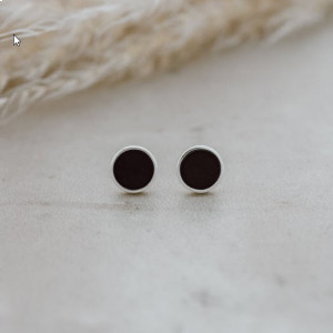 Glee Posh Onyx Studs