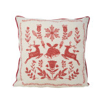 Scandinavian Holiday Square Pillow