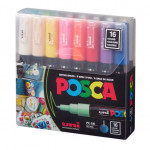 POSCA Paint Marker Set | 16 Extra-Fine Tapered Tip Set (PC-1M)