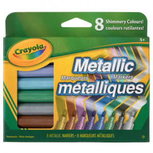 Crayola | Metallic Fine Line Markers (8 PC)