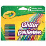 Crayola | Glitter Markers (6 PC)
