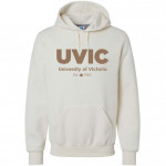UVIC Classic Maple Leaf Hoodie | Vintage White