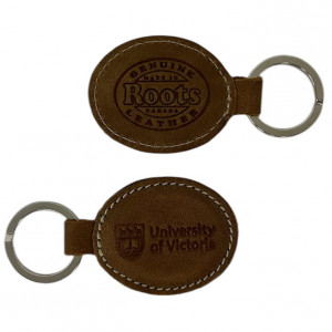 Roots Leather | Oval Keyring