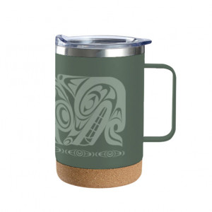 Native Northwest Cork base travel Mug w/ Handle (16oz)