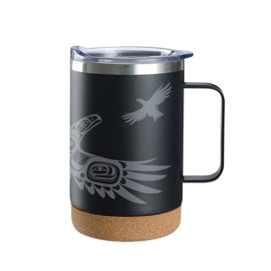 Native Northwest Cork base travel Mug w/ Handle (16oz)