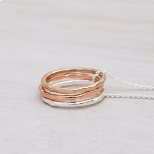 Glee Mod Necklace Silver/Gold/RoseGold