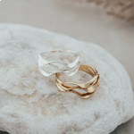 Glee Ripple Ring -Silver