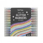 Dual Tip Glitter Markers - 24 pk