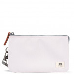 Ori London | Small Carnaby w/Wrist Strap Pink Recycled Canvas Wallet