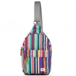Ori London | Large Willesden B Multi Stripe Recycled Canvas