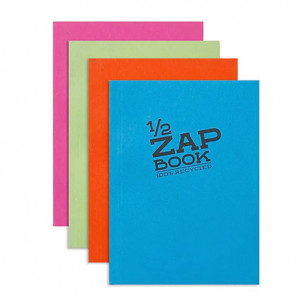 1/2 Zap Book - Recycled Sketch Pad