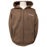 UVIC Natural Collection Full Zip Hoodie | Latte Brown