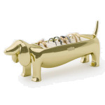Dachsie Ring Holder Chrome