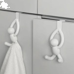 Buddy Over the Door Hook 2pk White