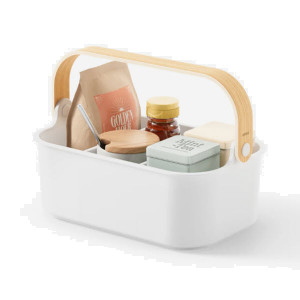 Bellwood Bin 11x17 Wht/Natural