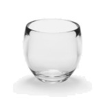 Droplet Tumbler/Toothbrush Holder Clear