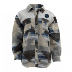UVIC Aztec Jacket | Blue & Grey