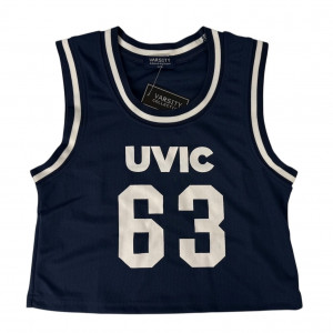 Women's UVIC Cropped Mesh Basketball Jersey