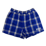 UVIC Men's Flannel Shorts | Electric Royal Carnegie Plaid