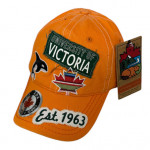 UVIC Distressed Patch Baseball Cap | Carrot