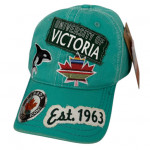 UVIC Distressed Patch Baseball Cap | Teal