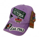 UVIC Distressed Patch Baseball Cap | Lavender