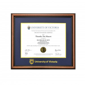 Traditional Wood Diploma Frame