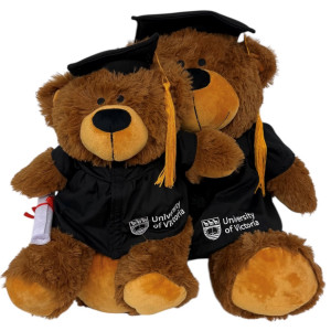 UVIC Crest Grad Bear - 12"