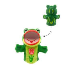 Native Northwest Chatty the Frog Puppet
