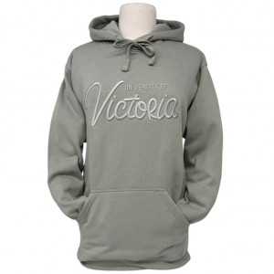 UVIC Puff Embroidery Hoodie | Light Sage