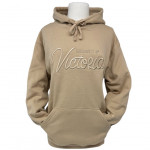 UVIC Puff Embroidery Hoodie | Sand