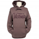 UVIC Puff Embroidery Hoodie | Smokey Purple
