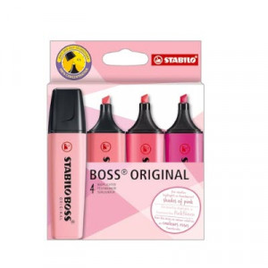 Stabilo Boss Original Pinks (4 pk)