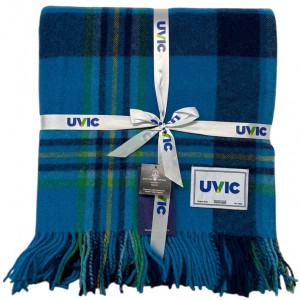 UVIC Wool Tartan Blanket