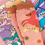 SOCK it to me | Astrology Greeting Card with Socks