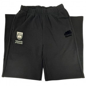 UVIC Roots Cooper Wide Leg Sweatpant - Black