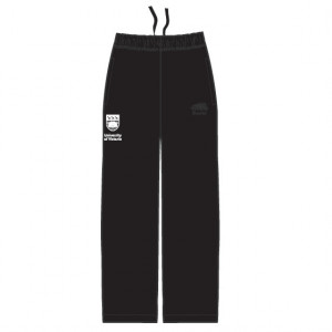 UVIC Roots Cooper Wide Leg Sweatpant - Black