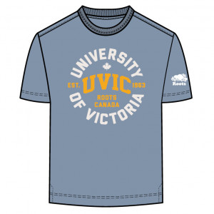 Roots UVIC Organic Cooper T-Shirt | Coastal Blue