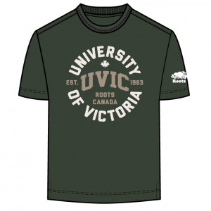Roots UVIC Organic Cooper T-Shirt | Highland Green