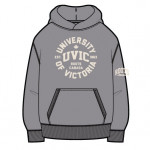 Roots UVIC Organic Arch Hoodie | Gull Grey