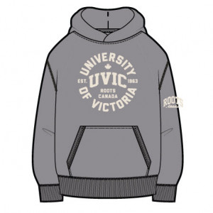 Roots UVIC Organic Arch Hoodie | Gull Grey